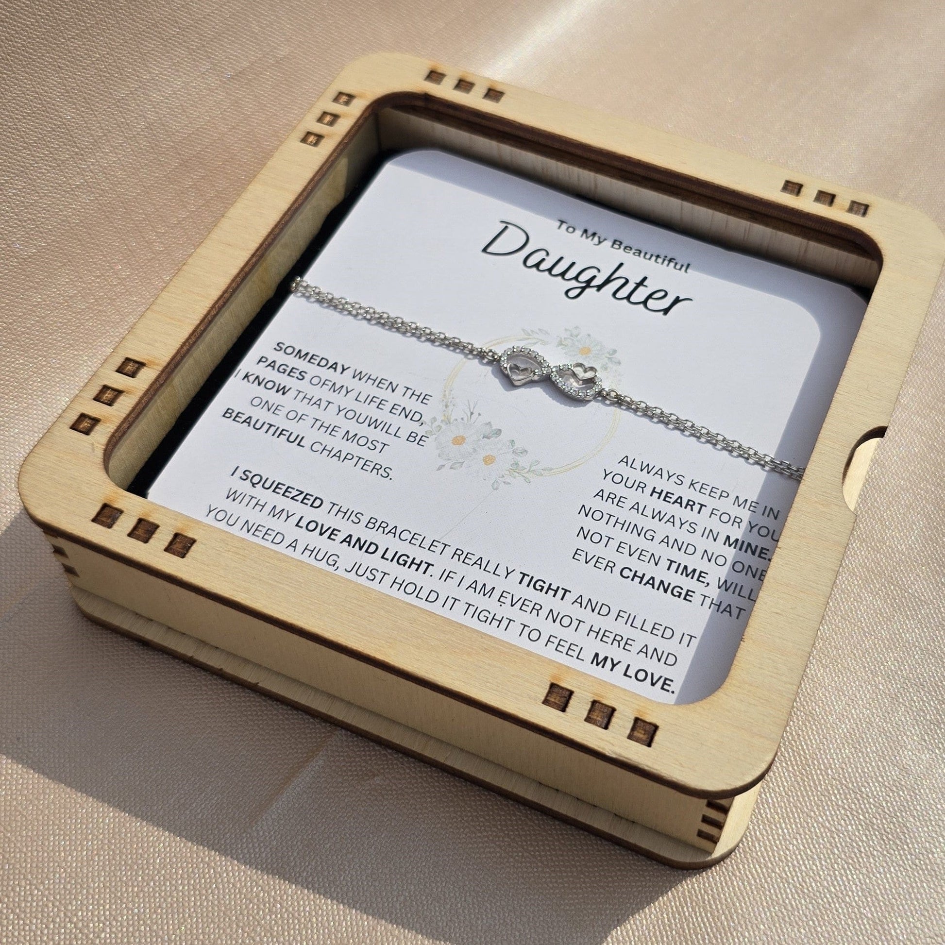 Always Keep Me In Your Heart - Daughter Bracelet
