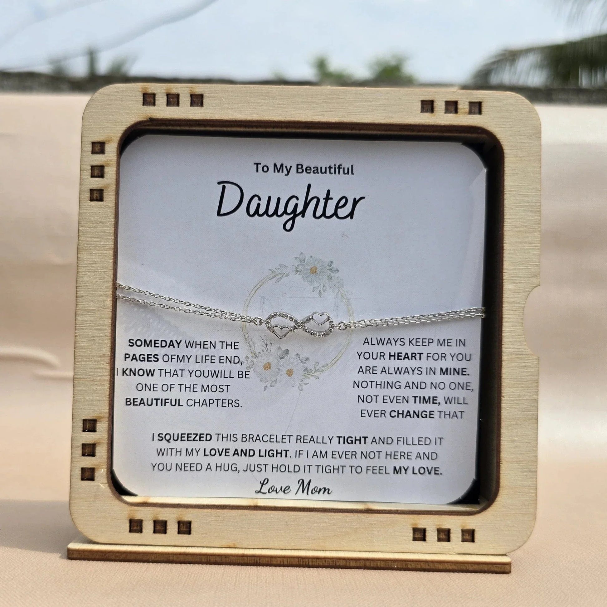 Always Keep Me In Your Heart - Daughter Bracelet