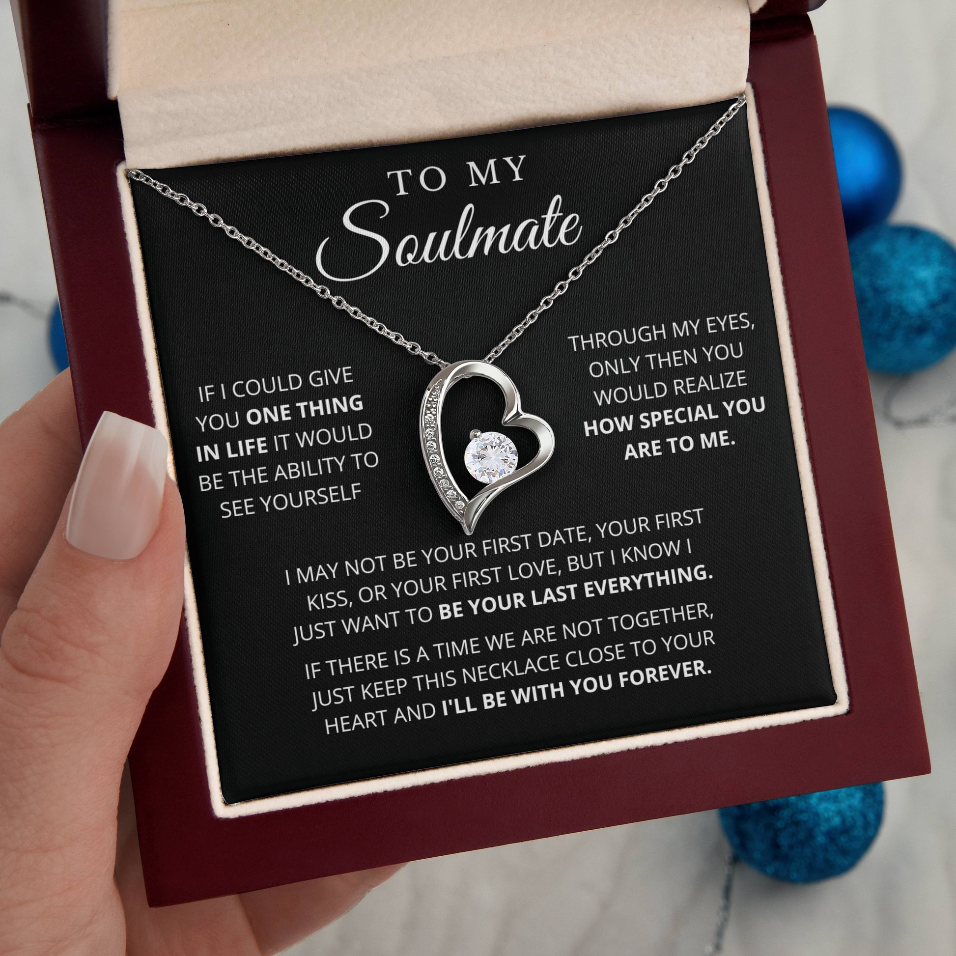 To My Soulmate - Forever Love Necklace