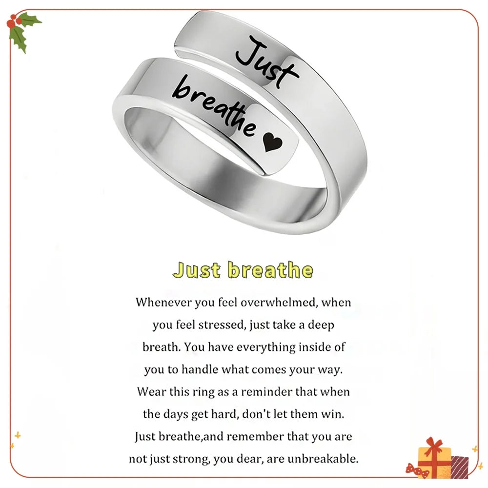 Just Breathe Ring | Perfect Gift