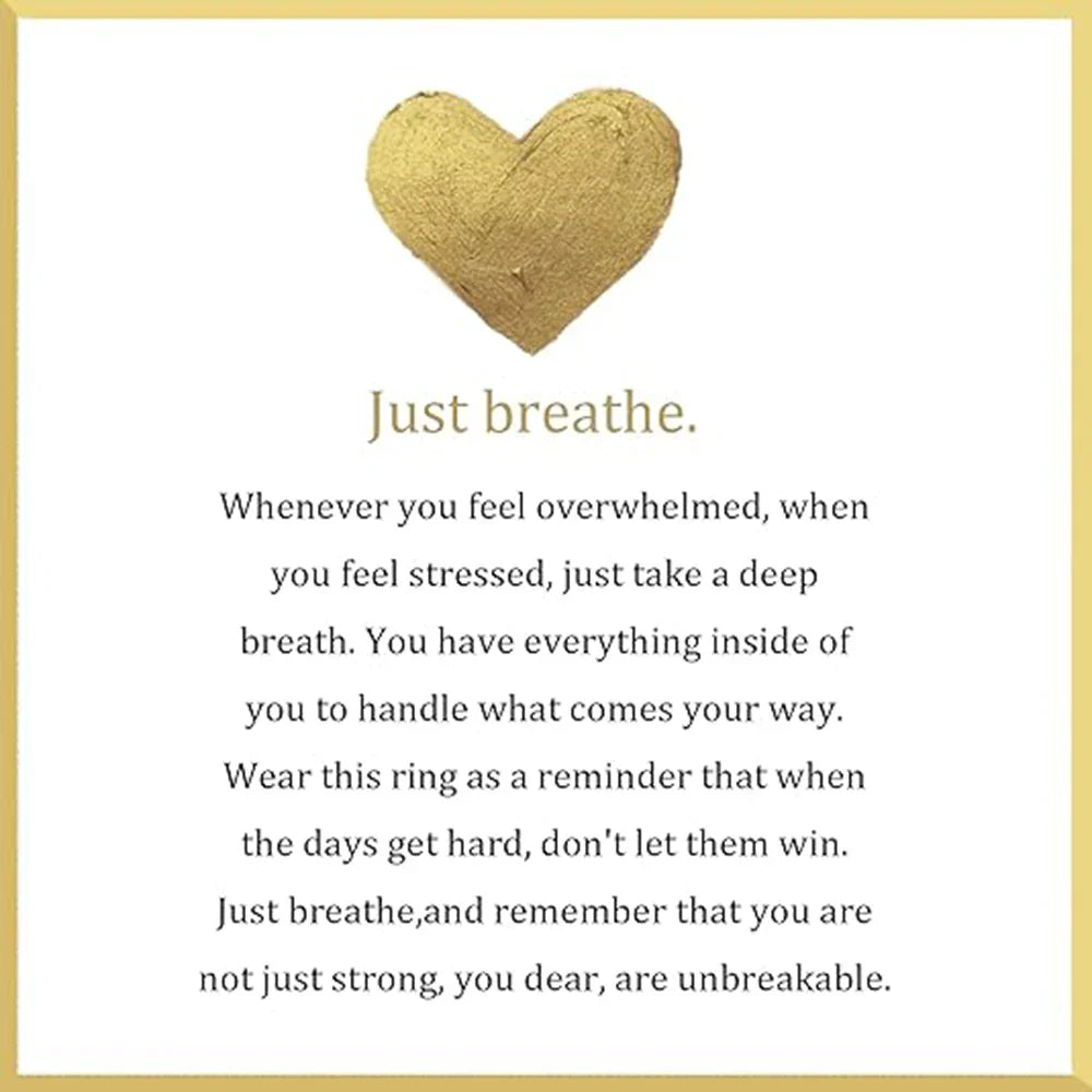 Just Breathe Ring | Perfect Gift