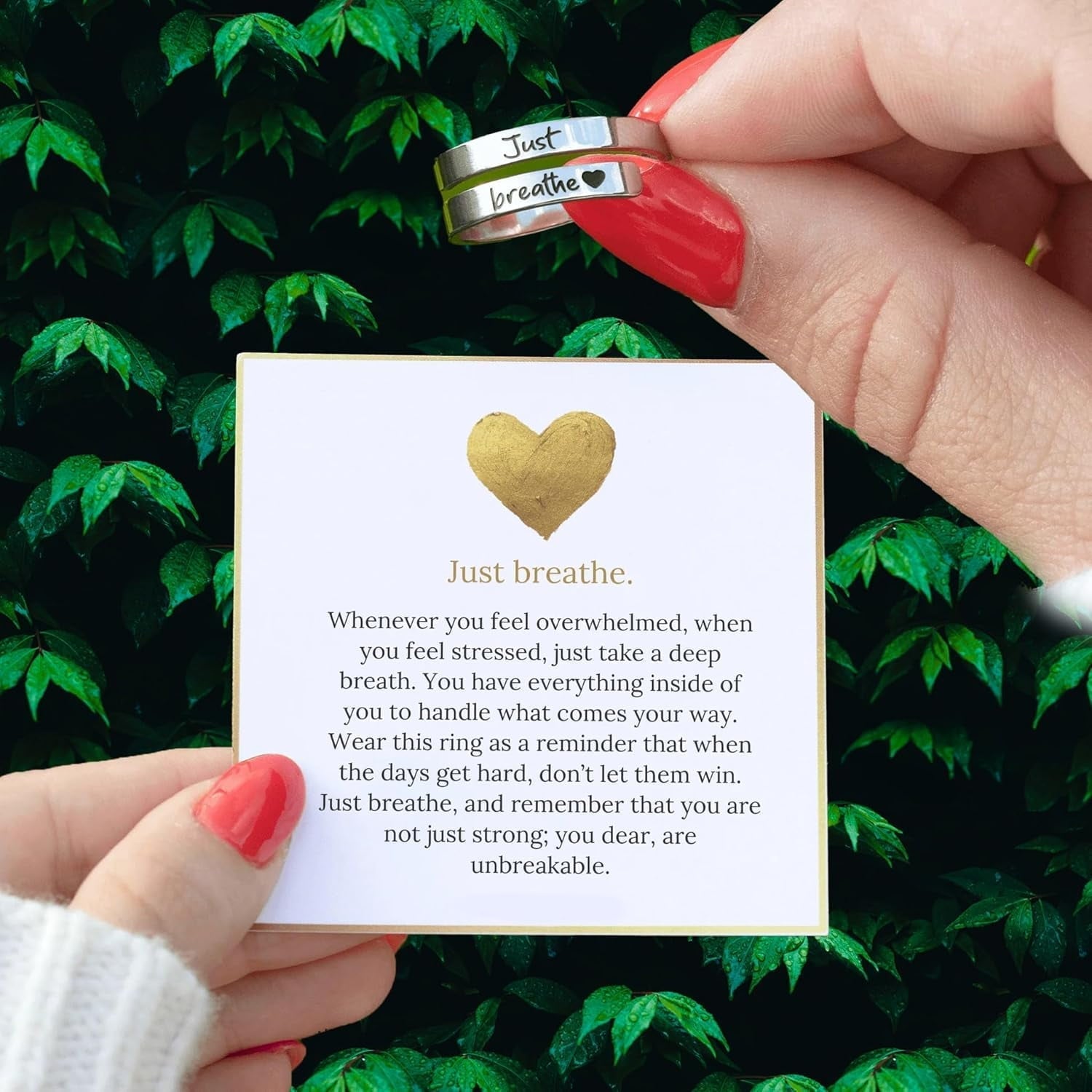Just Breathe Ring | Perfect Gift