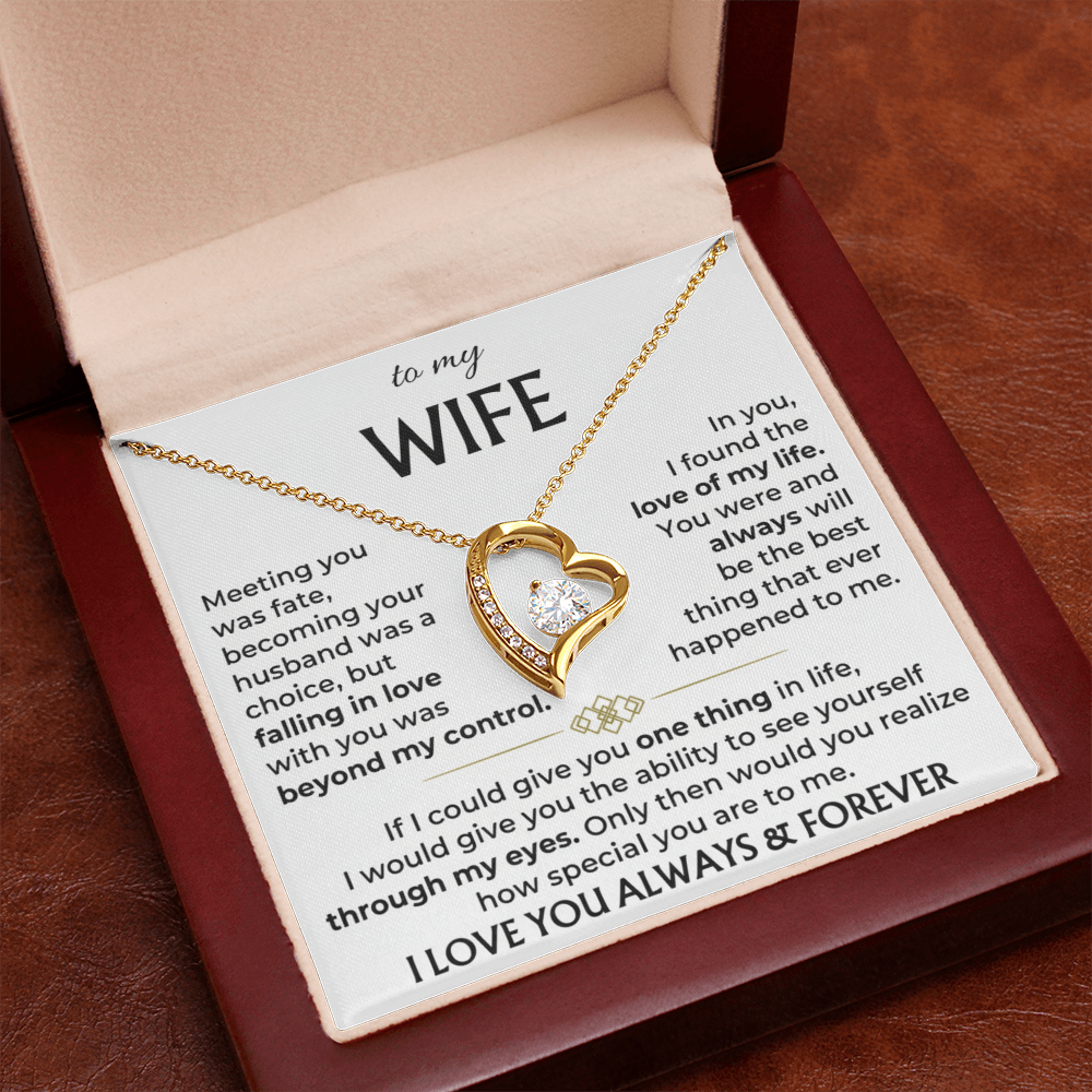 To My Wife – Love of My Life Necklace