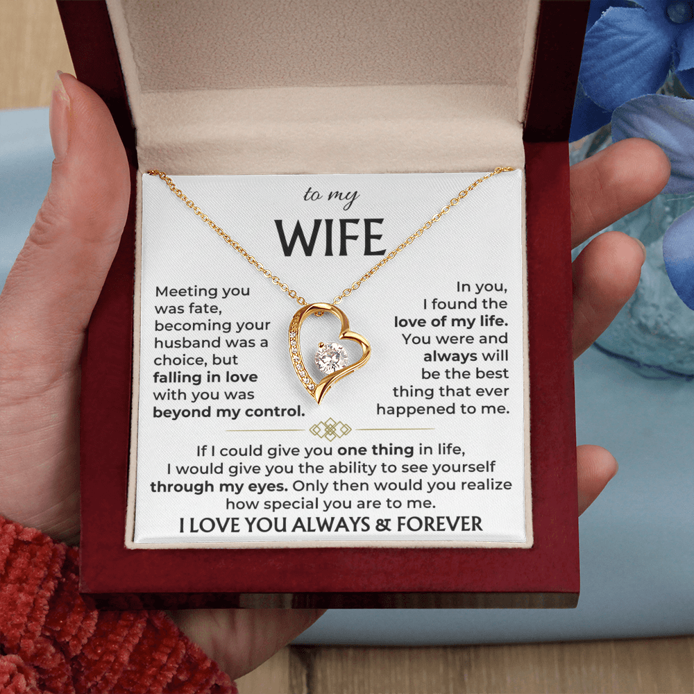 To My Wife – Love of My Life Necklace