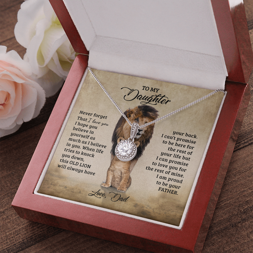 From a Father’s Heart - To My Daughter Necklace Gift