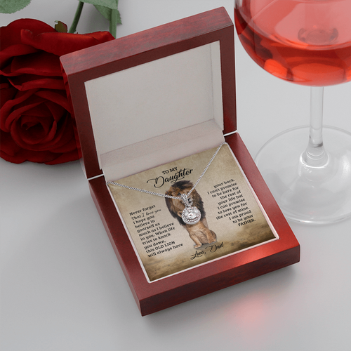 From a Father’s Heart - To My Daughter Necklace Gift