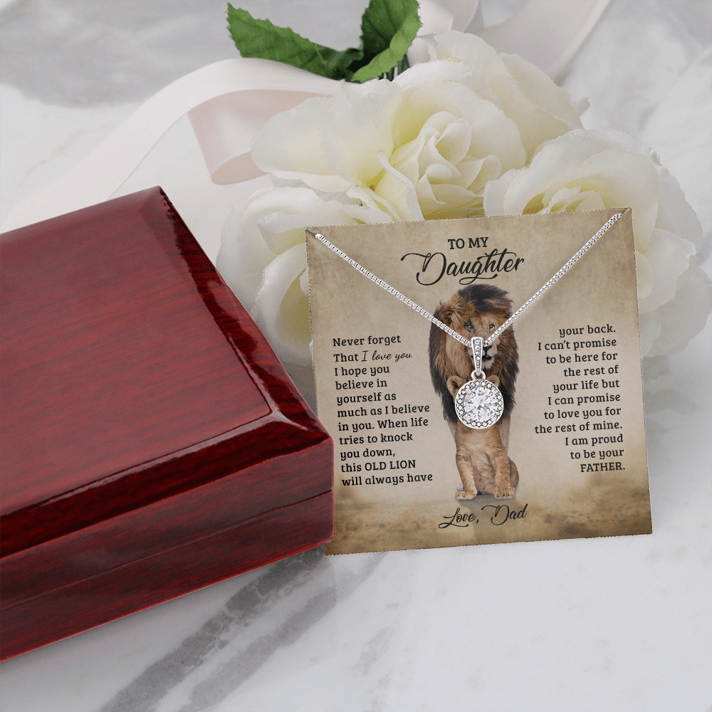From a Father’s Heart - To My Daughter Necklace Gift