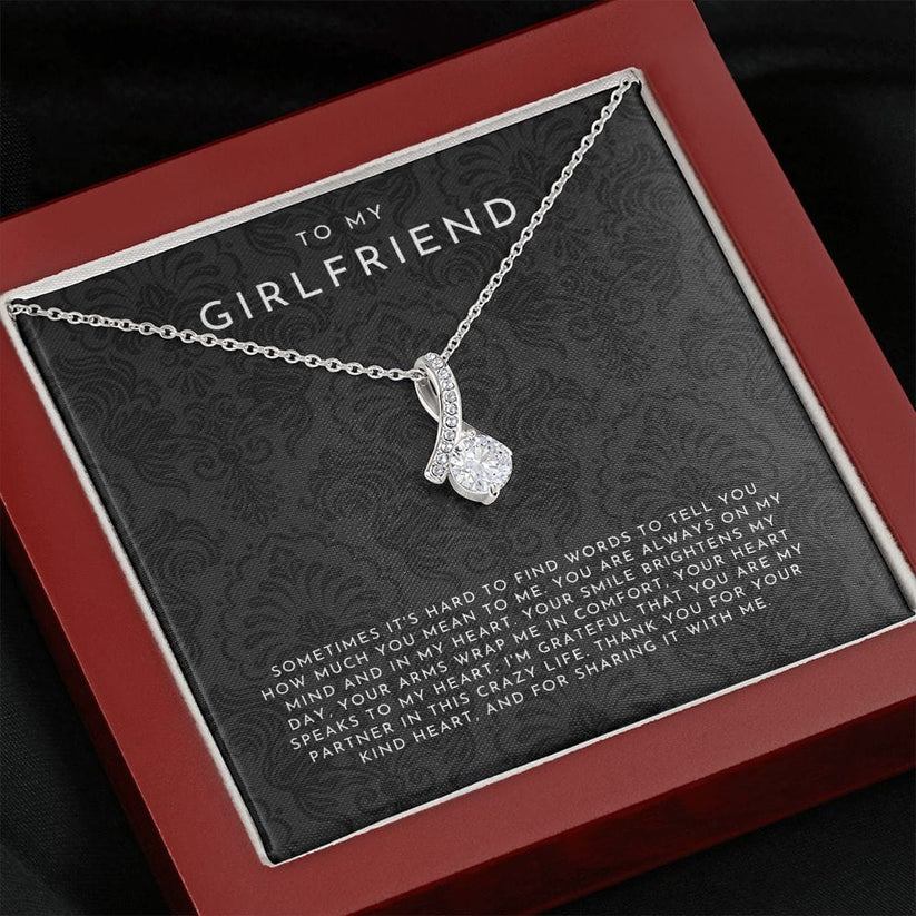 To My Girlfriend Necklace