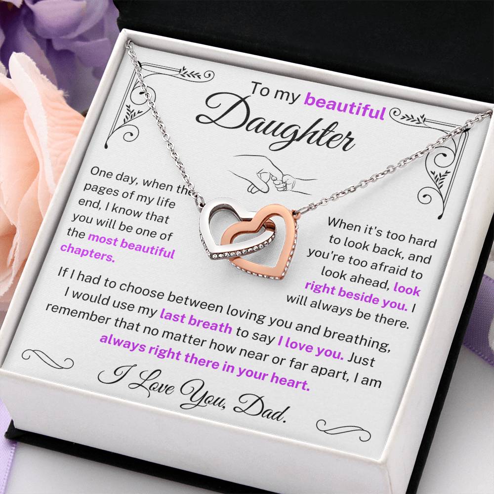 I would use my last breath to say I Love You - Daughter Necklace