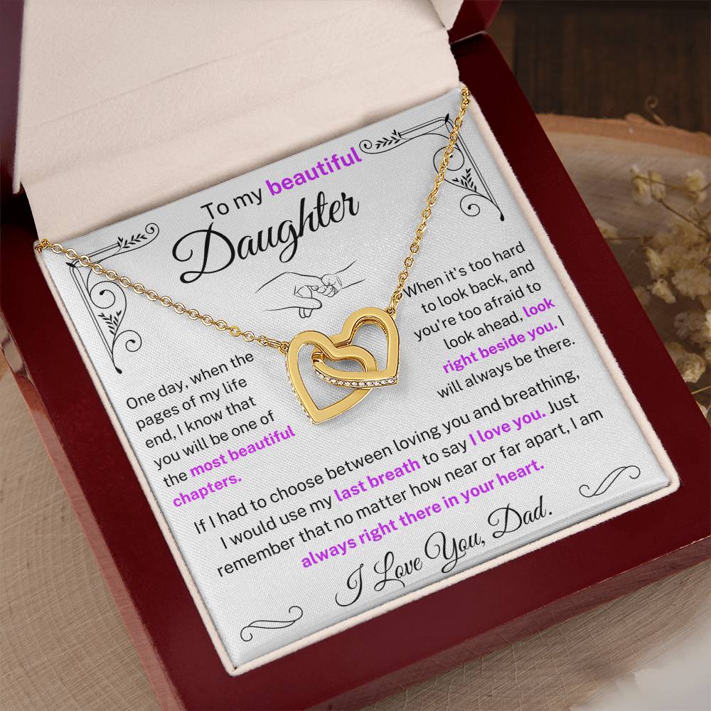 I would use my last breath to say I Love You - Daughter Necklace