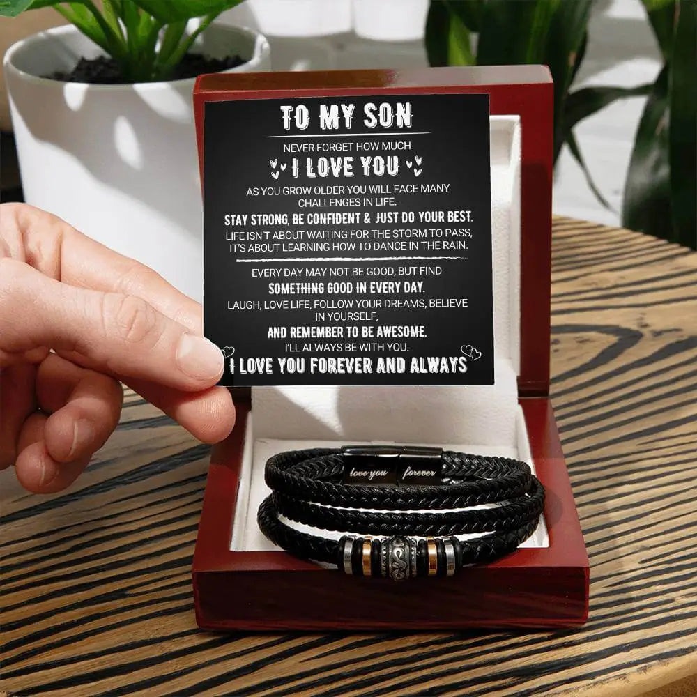 To My Son - Love You Forever Bracelet