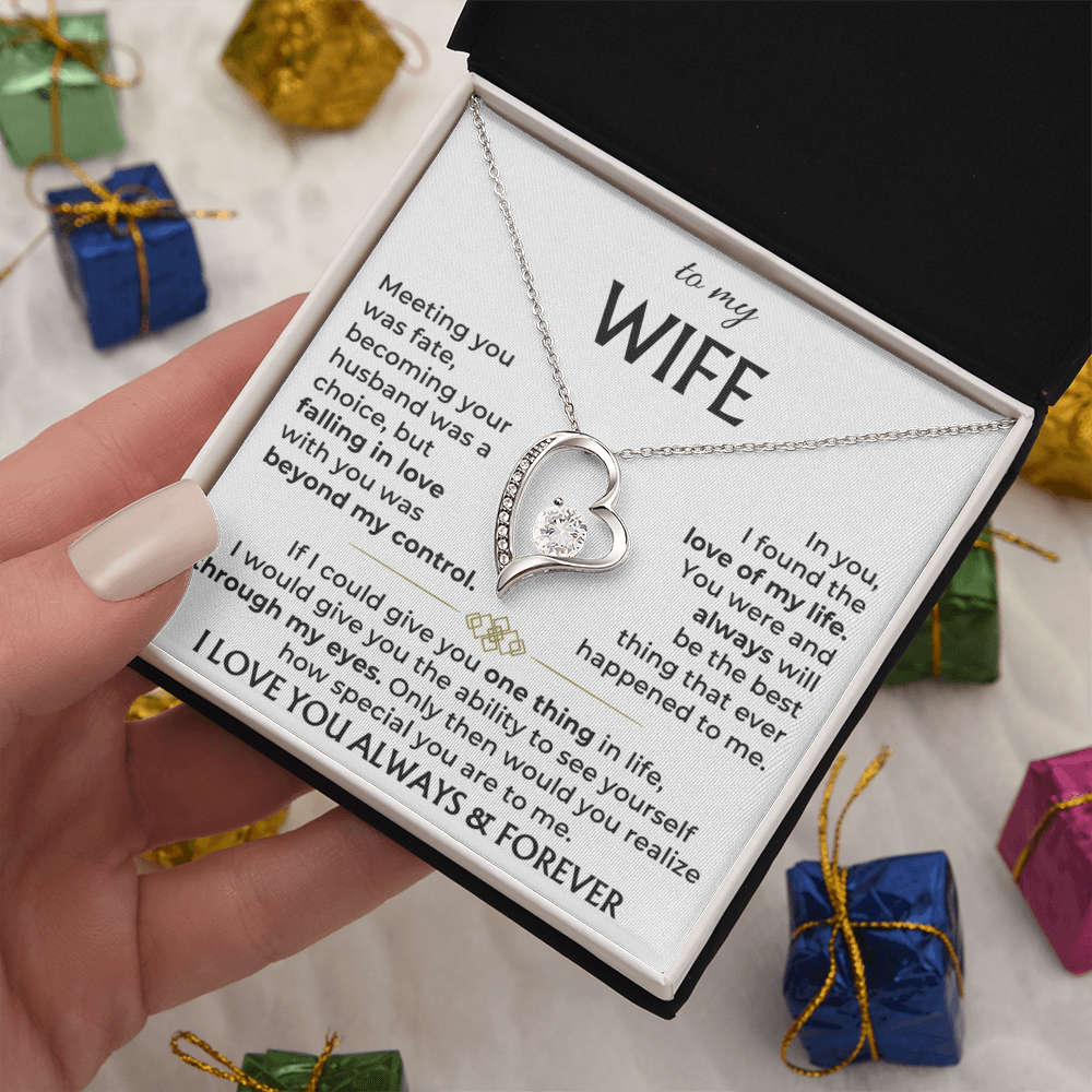 To My Wife – Love of My Life Necklace