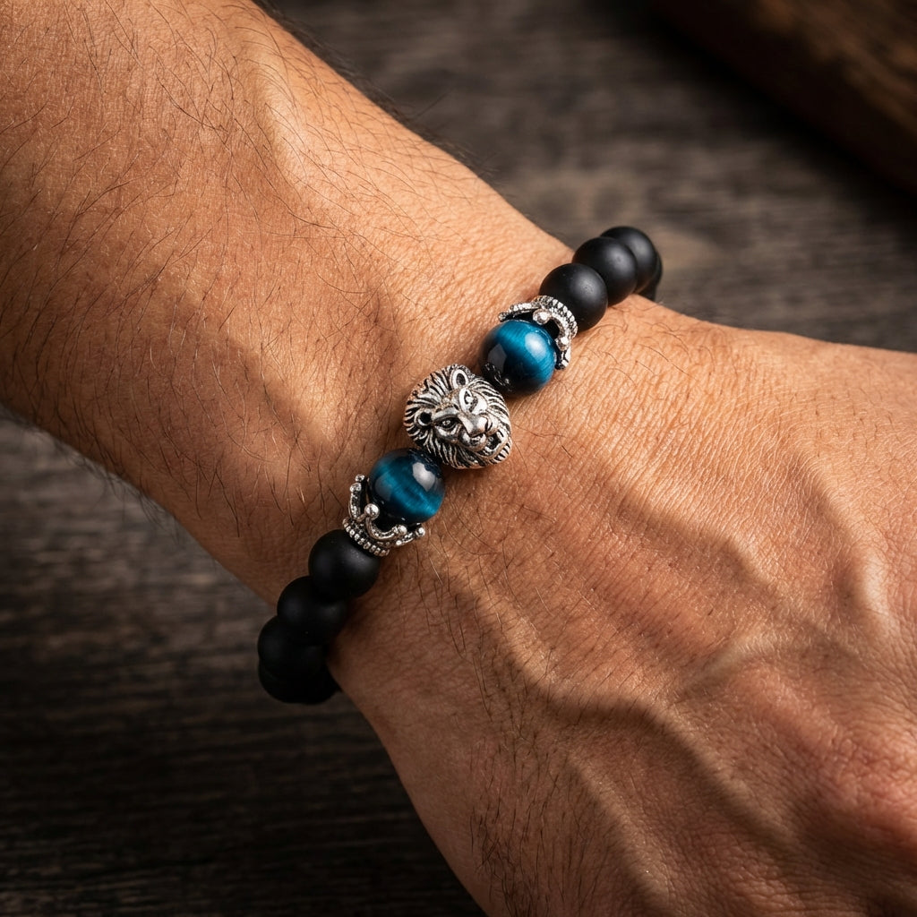 To My Grandson - Lion Protection Bracelet