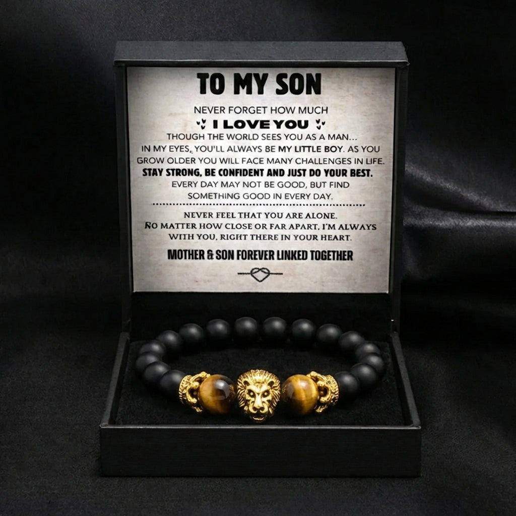 To My Son - Lion Bracelet