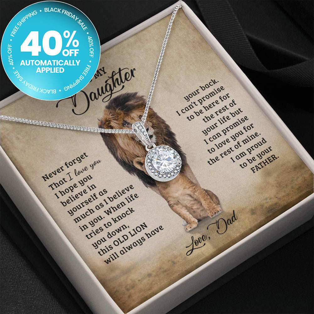 From a Father’s Heart - To My Daughter Necklace Gift