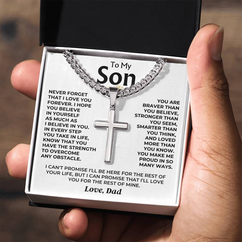 To My Son - From Dad - Artisan Cross - Perfect Gift