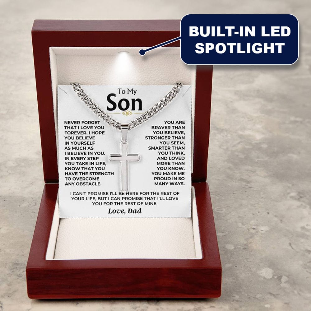 To My Son - From Dad - Artisan Cross - Perfect Gift
