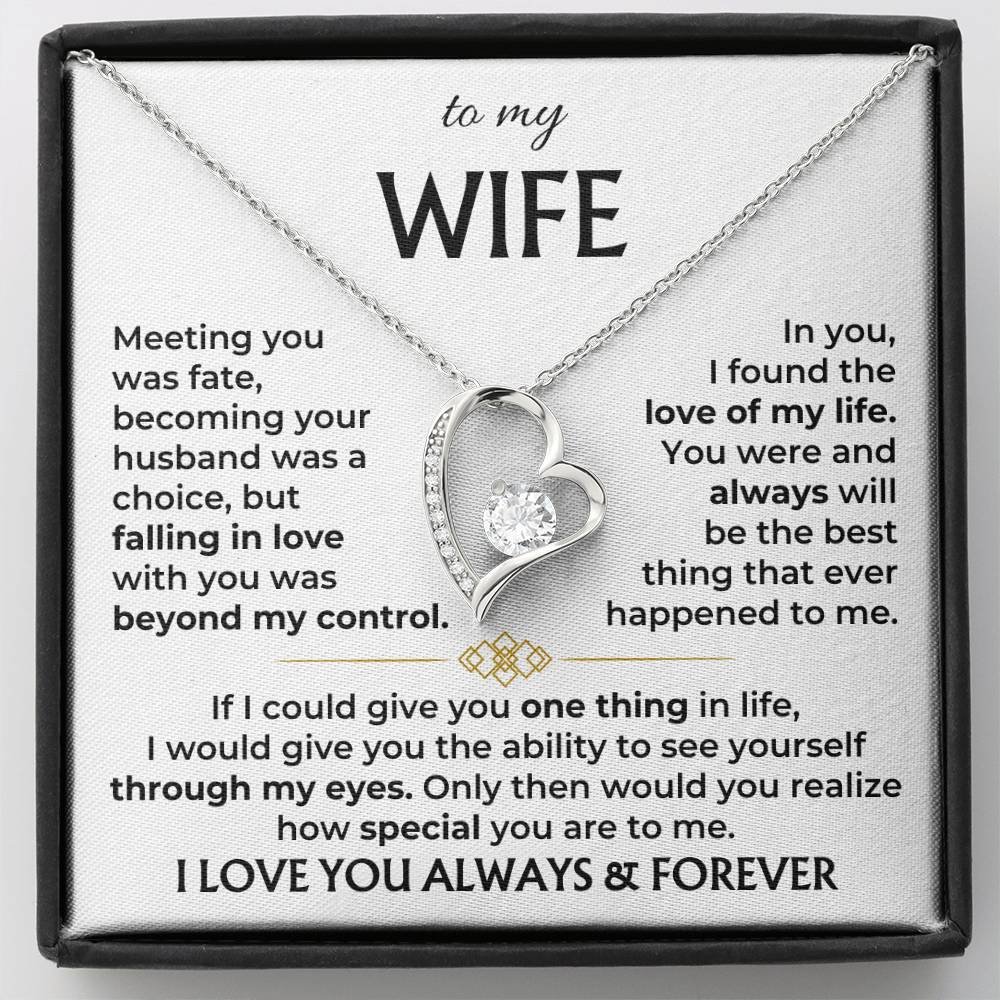 To My Wife – Love of My Life Necklace