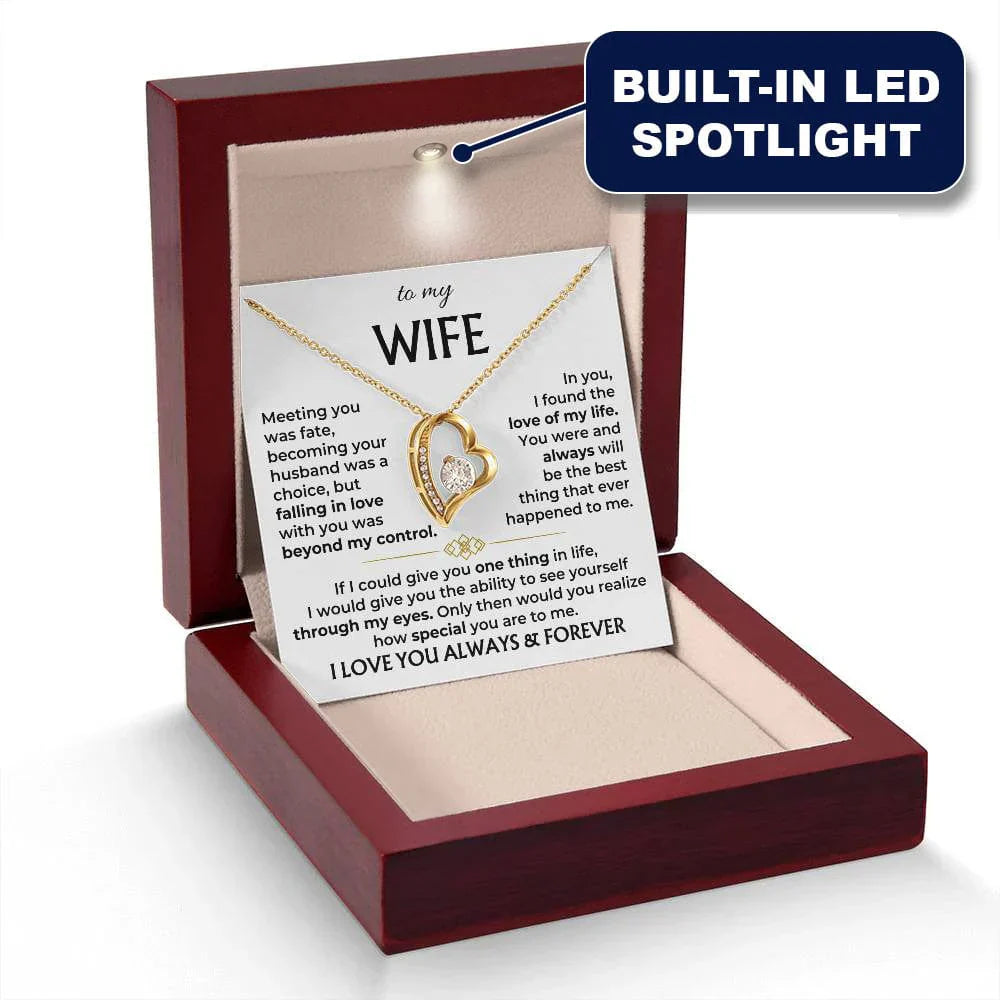 To My Wife – Love of My Life Necklace